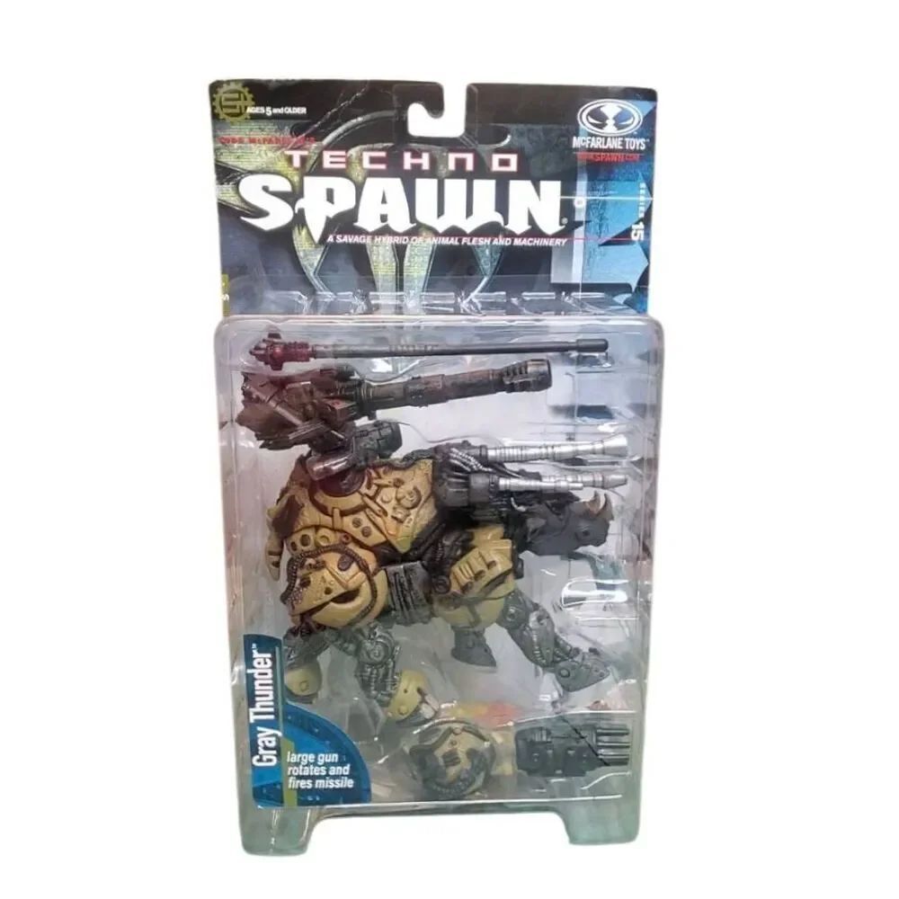 Techno Spawn Gray Thunder – McFarlane Toys Series 15 (1999) Vintage collectible